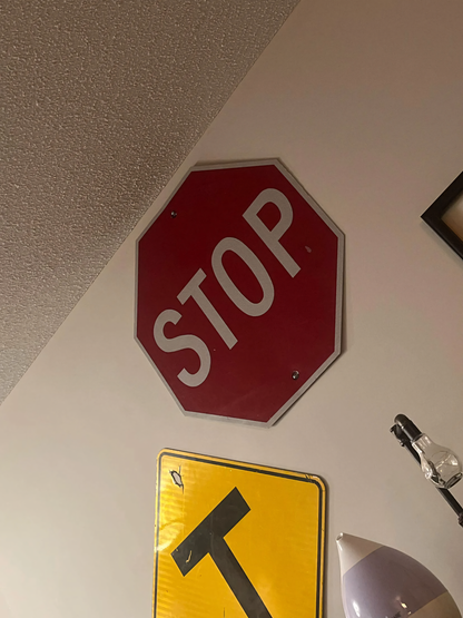 STOP SIGN - AESTHETIC ROAD SIGNS