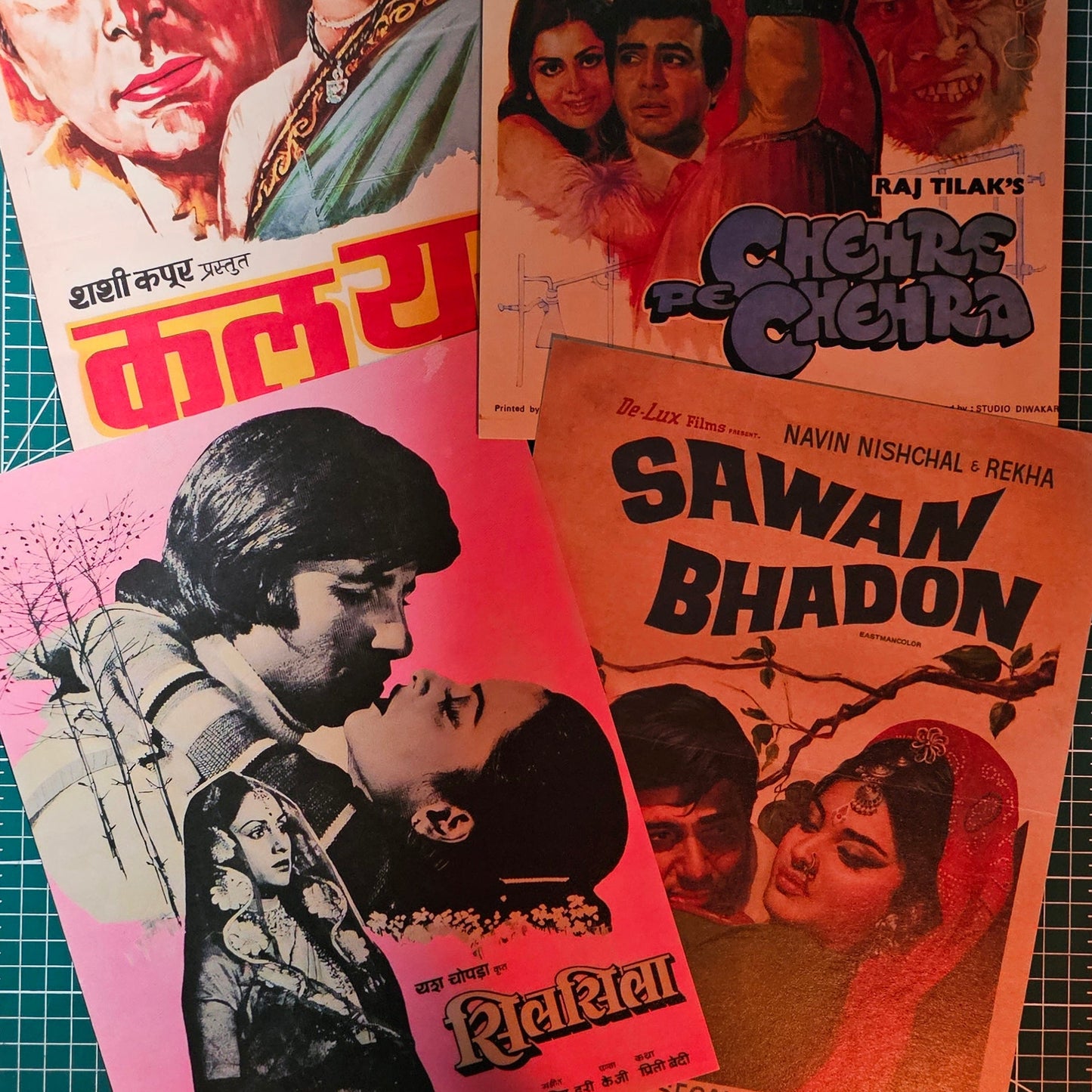 VINTAGE BOLLYWOOD - WALL COLLAGE POSTERS