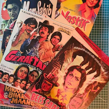VINTAGE BOLLYWOOD - WALL COLLAGE POSTERS