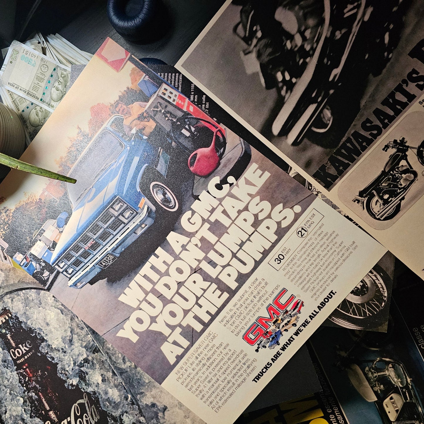 VINTAGE ADVERTISEMENTS - WALL COLLAGE POSTERS